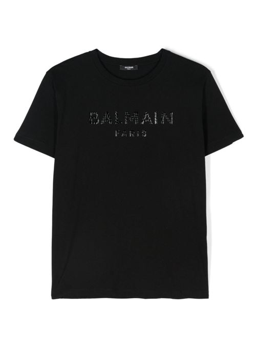 T-shirt bambino maniche corte BALMAIN Kids | BV8P01Z0057930NE